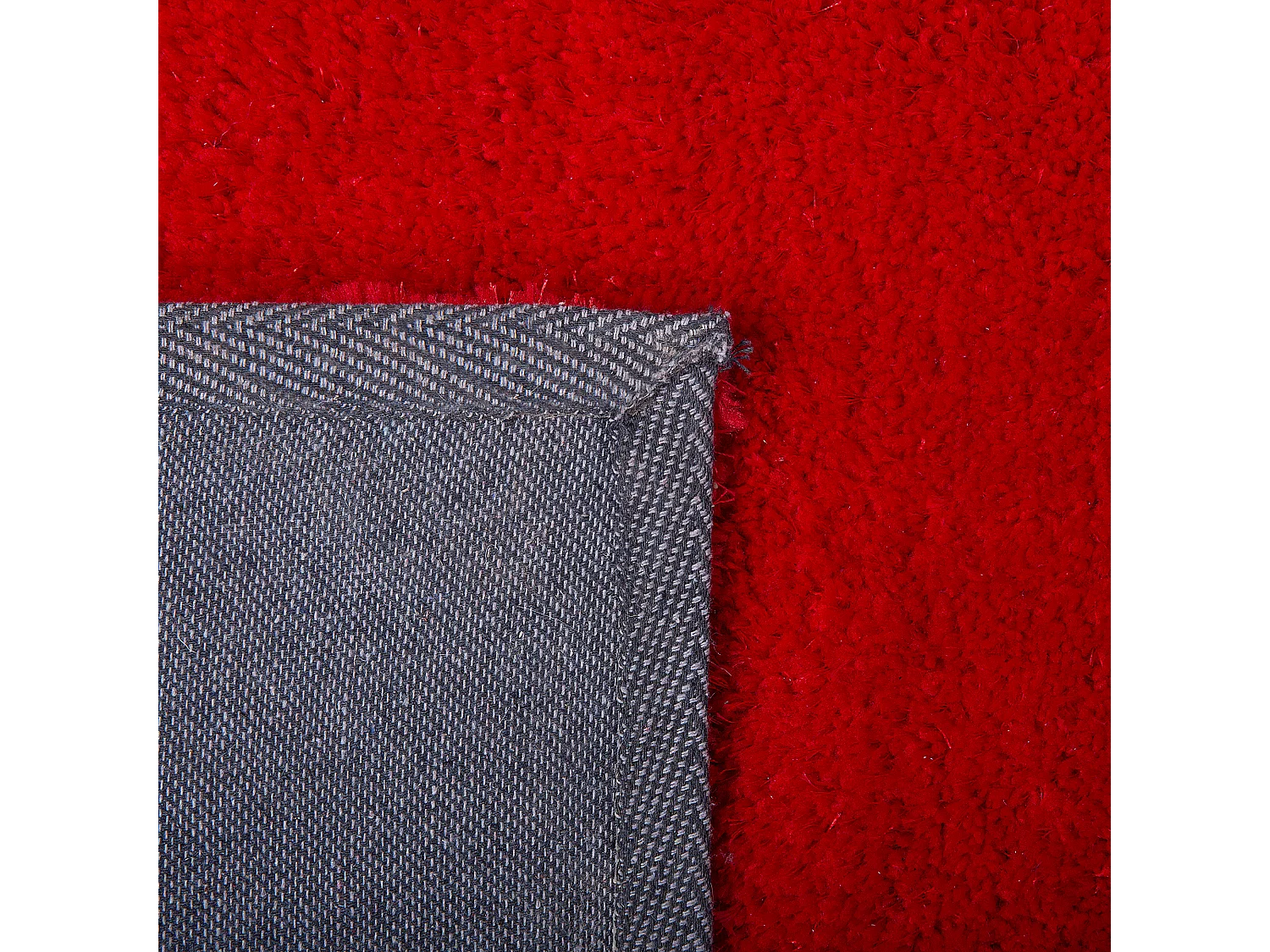 Tapis à poils longs DEMRE Rouge 80 x 150 cm