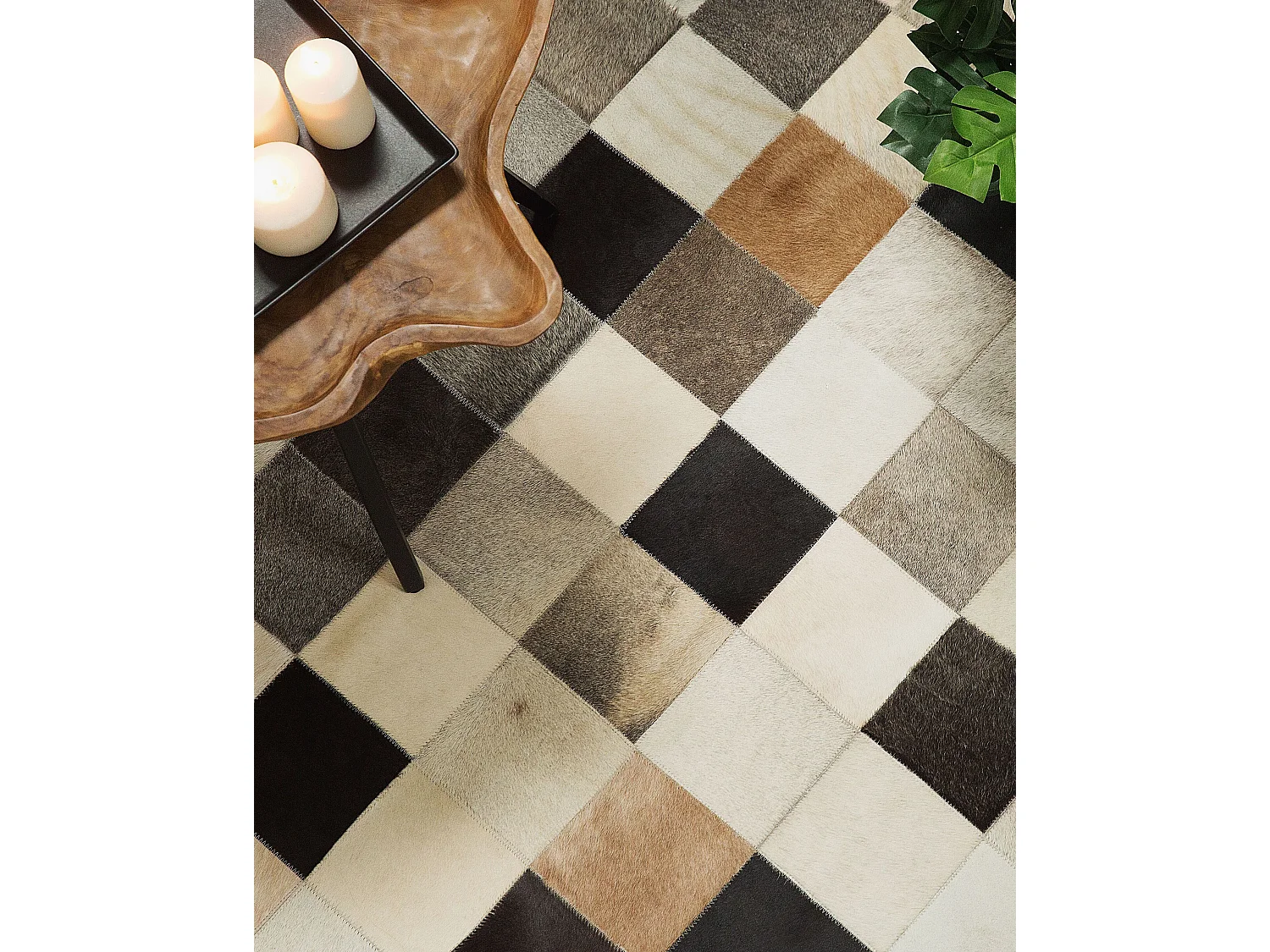 Tapis SOKE Multicolore 160 x 230 cm Cuir