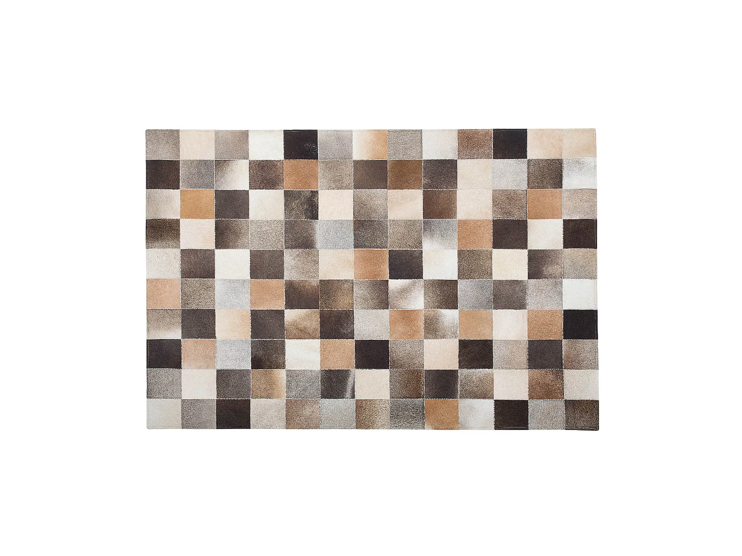 Tapis SOKE 160 x 230 cm Cuir Multicolore