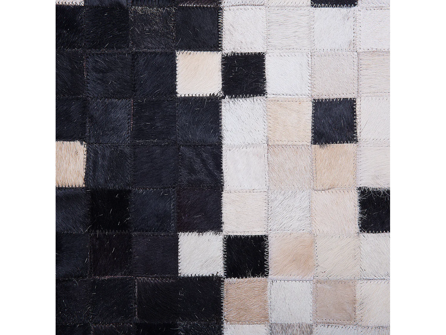 Tapis ERFELEK Noir 160 x 230 cm Cuir