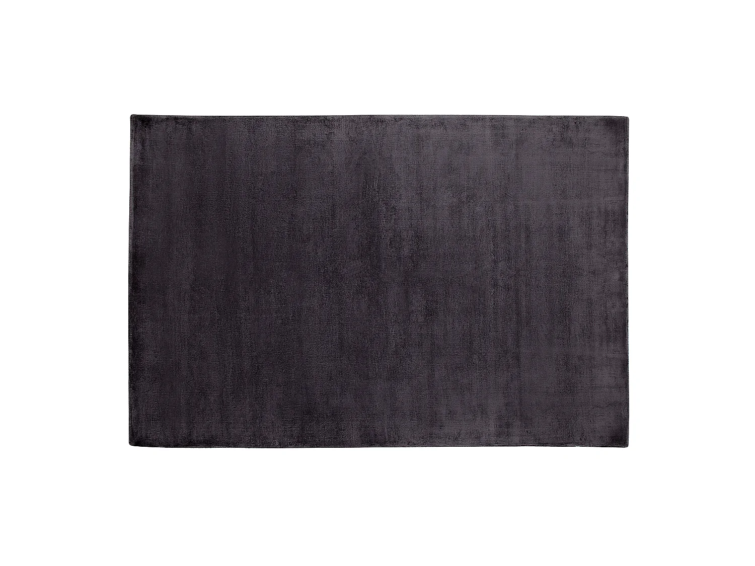 Teppich Viskose dunkelgrau 160 x 230 cm Kurzflor GESI II