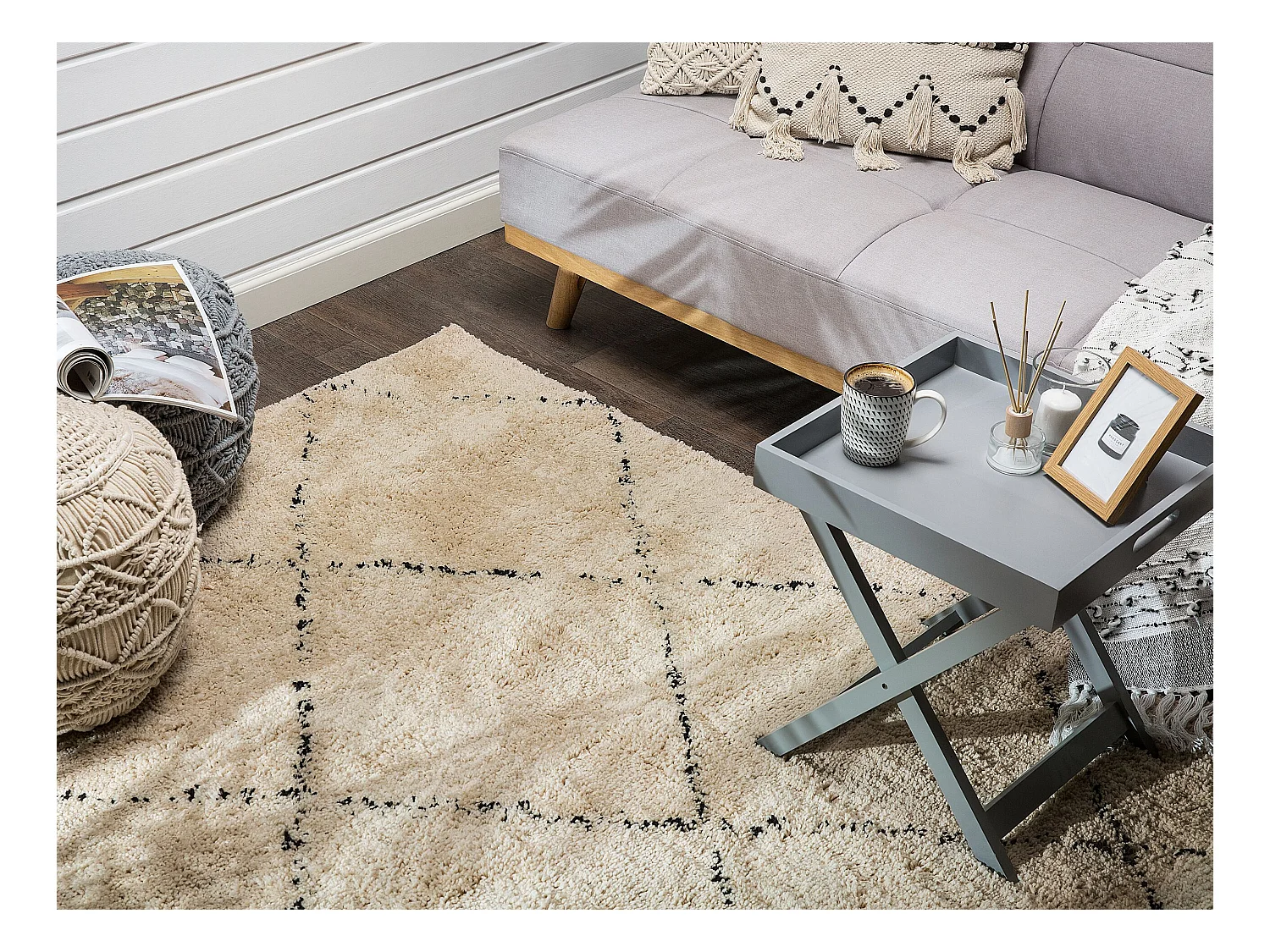 Tapis MUTKI Beige 160 x 230 cm