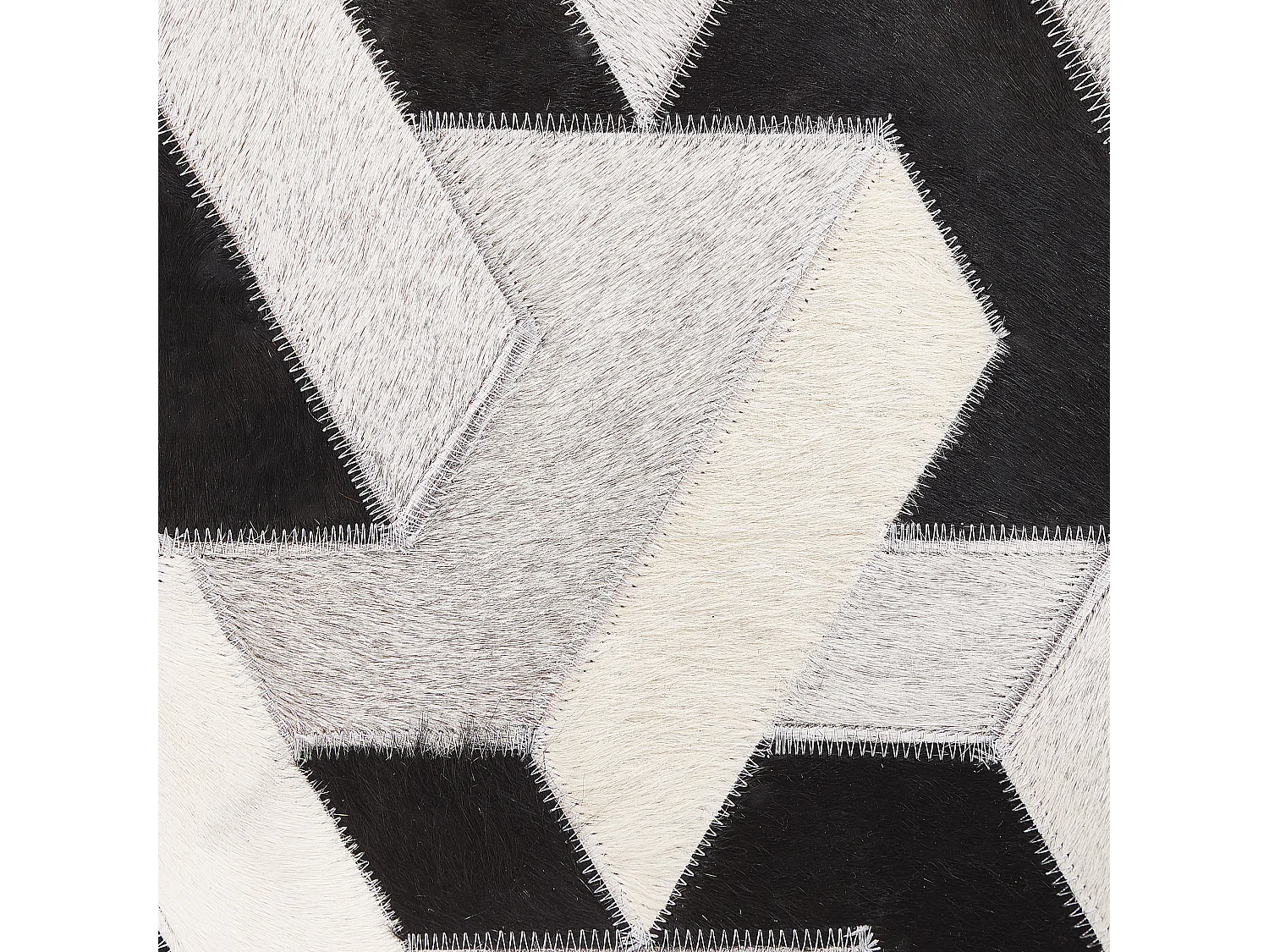 Vloerkleed NARMAN 140 x 200 cm Leer Grijs