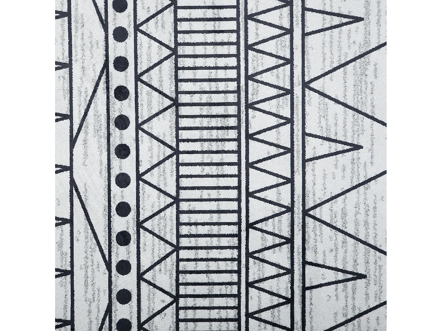 Vloerkleed polyester zwart/grijs 140 x 200 cm KEBAN