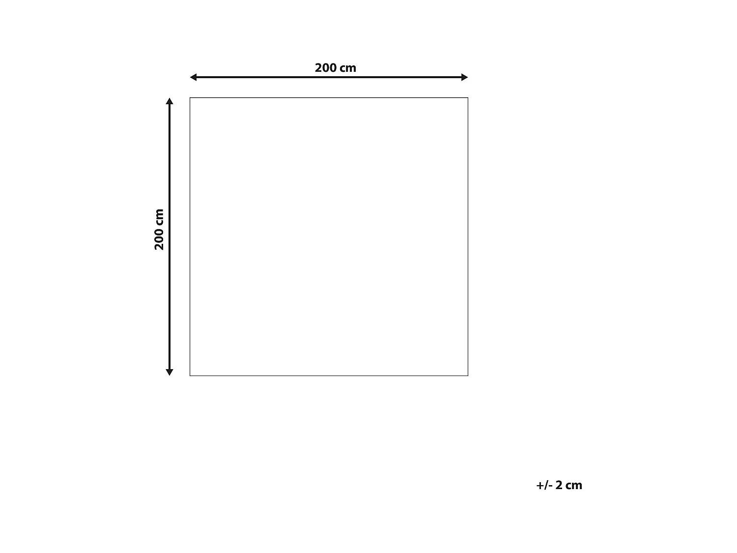 Vloerkleed polyester lichtbruin 200 x 200 cm EVREN