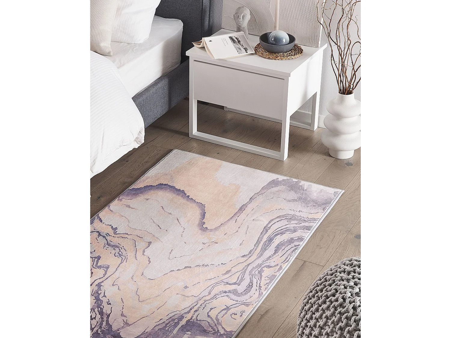 Tapis GEBZE Gris 80 x 150 cm