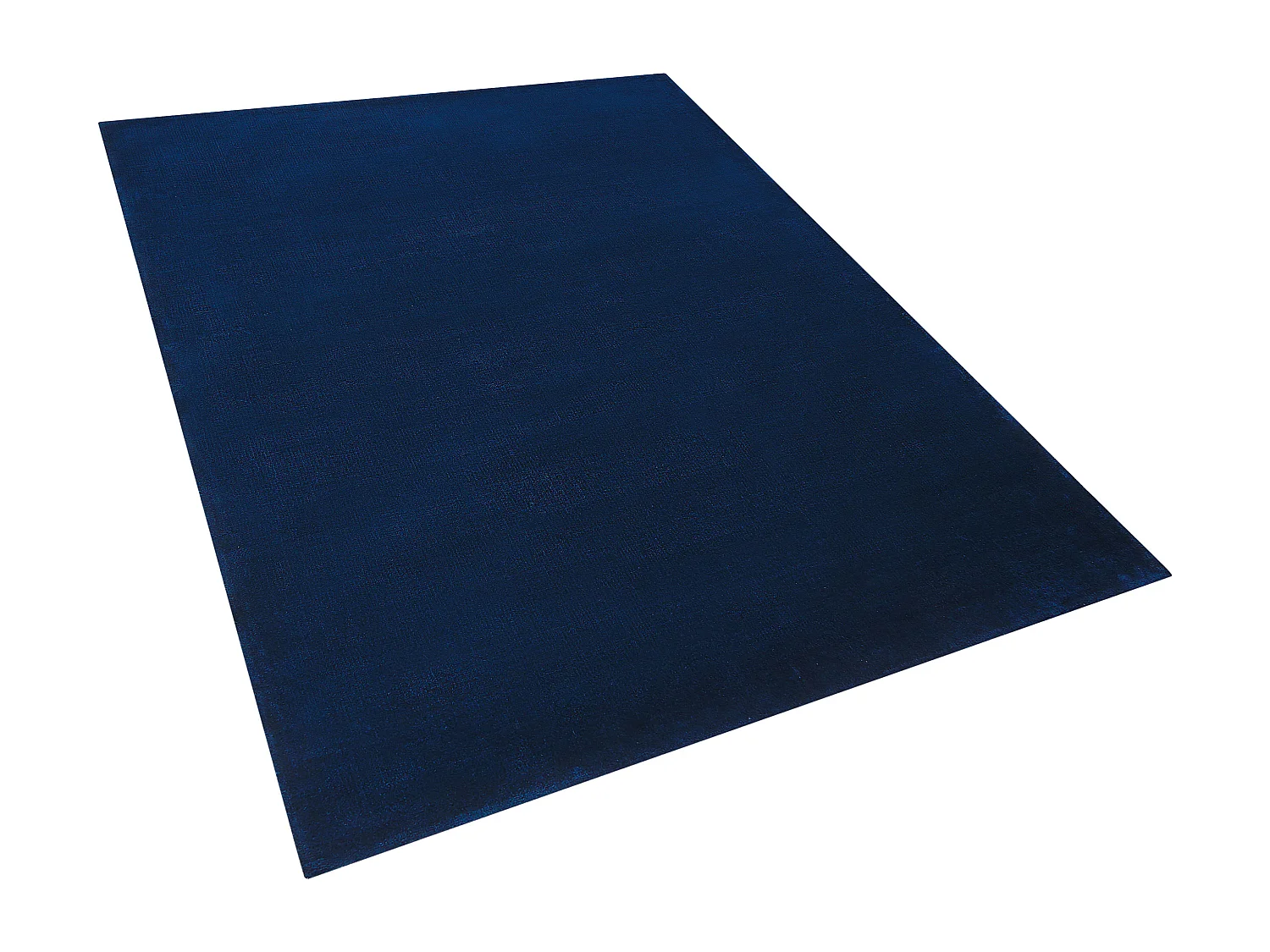 Alfombra de viscosa azul marino 160 x 230 cm GESI II