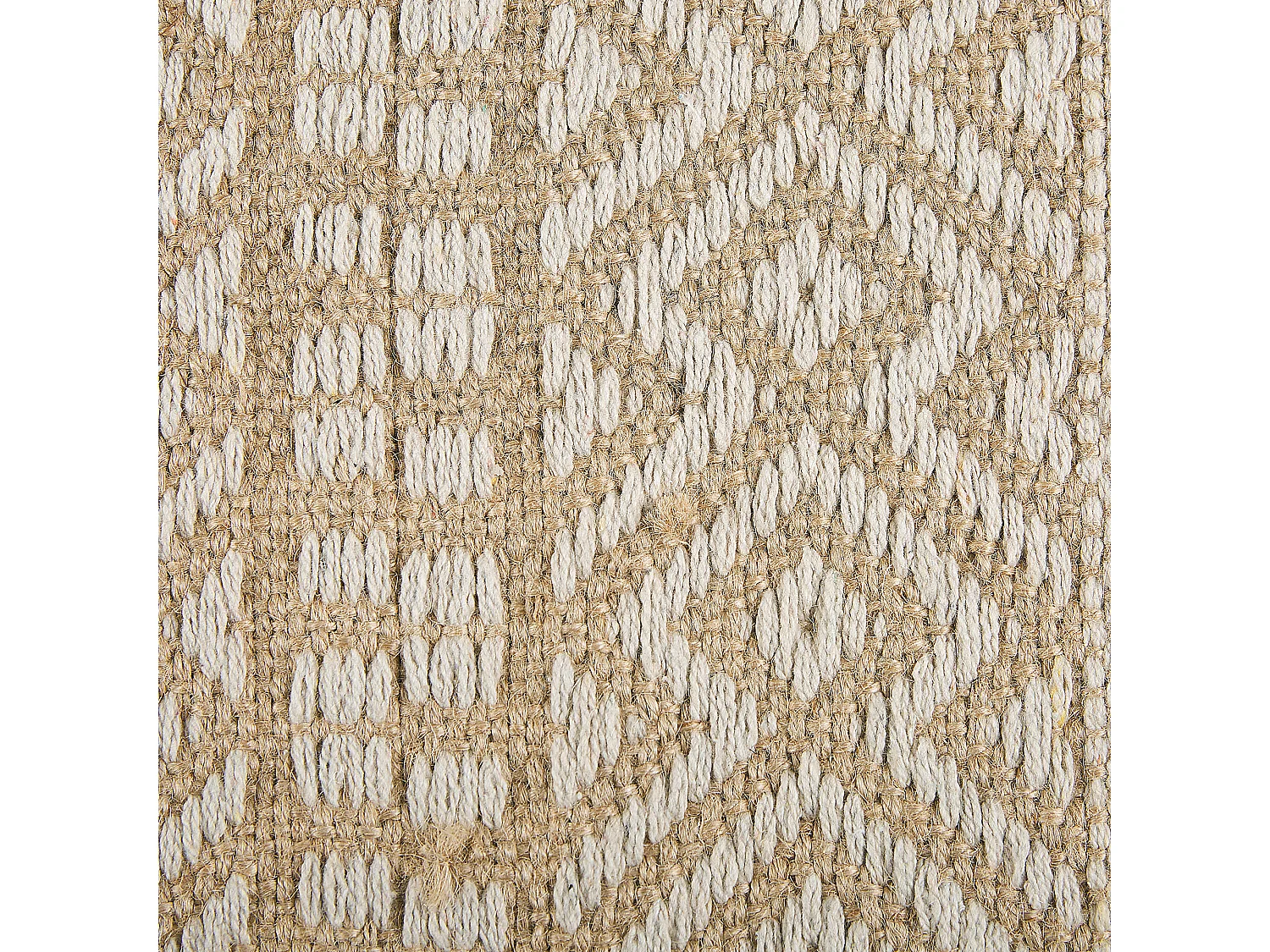 Tapete de juta e algodão creme 50 x 80 cm DORTYOL