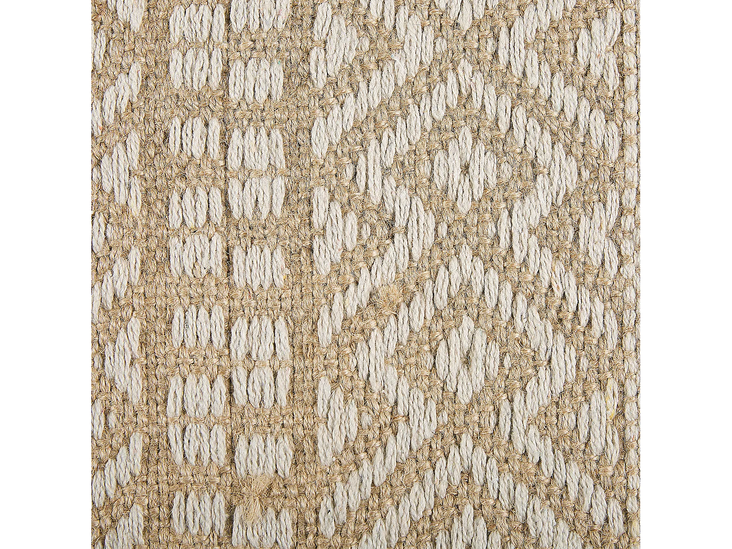 Tapis beige à motif géométrique 50 x 80 cm DORTYOL