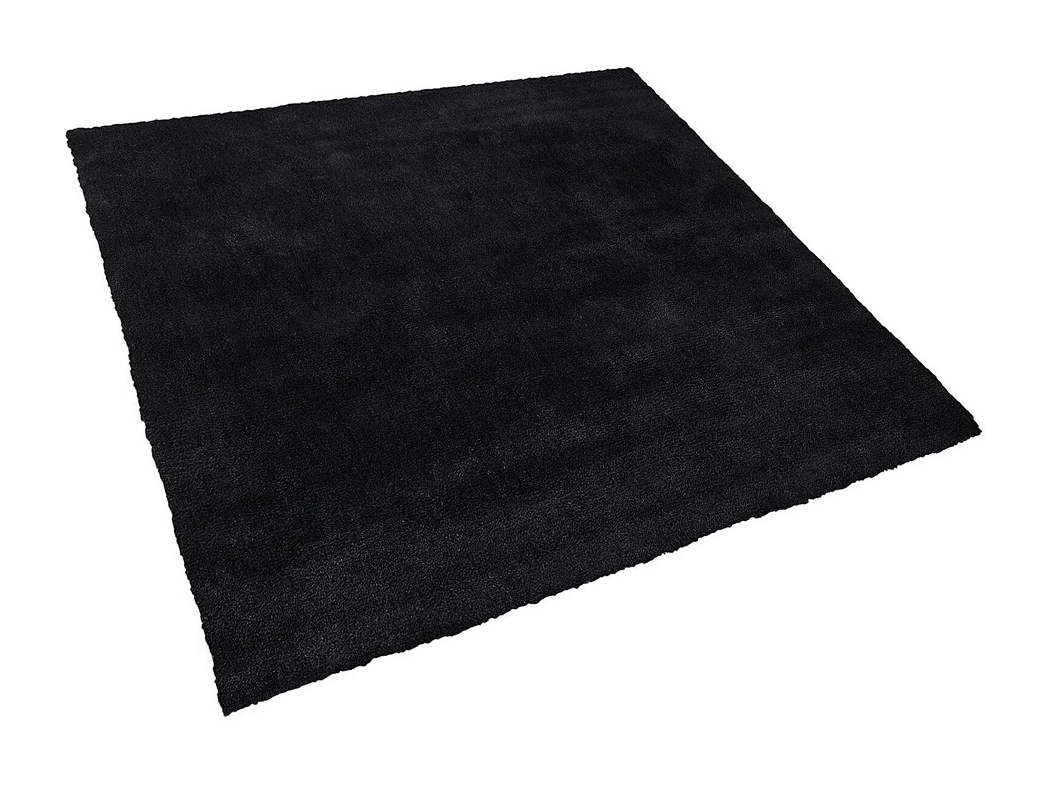 Teppich schwarz 200 x 200 cm Shaggy DEMRE