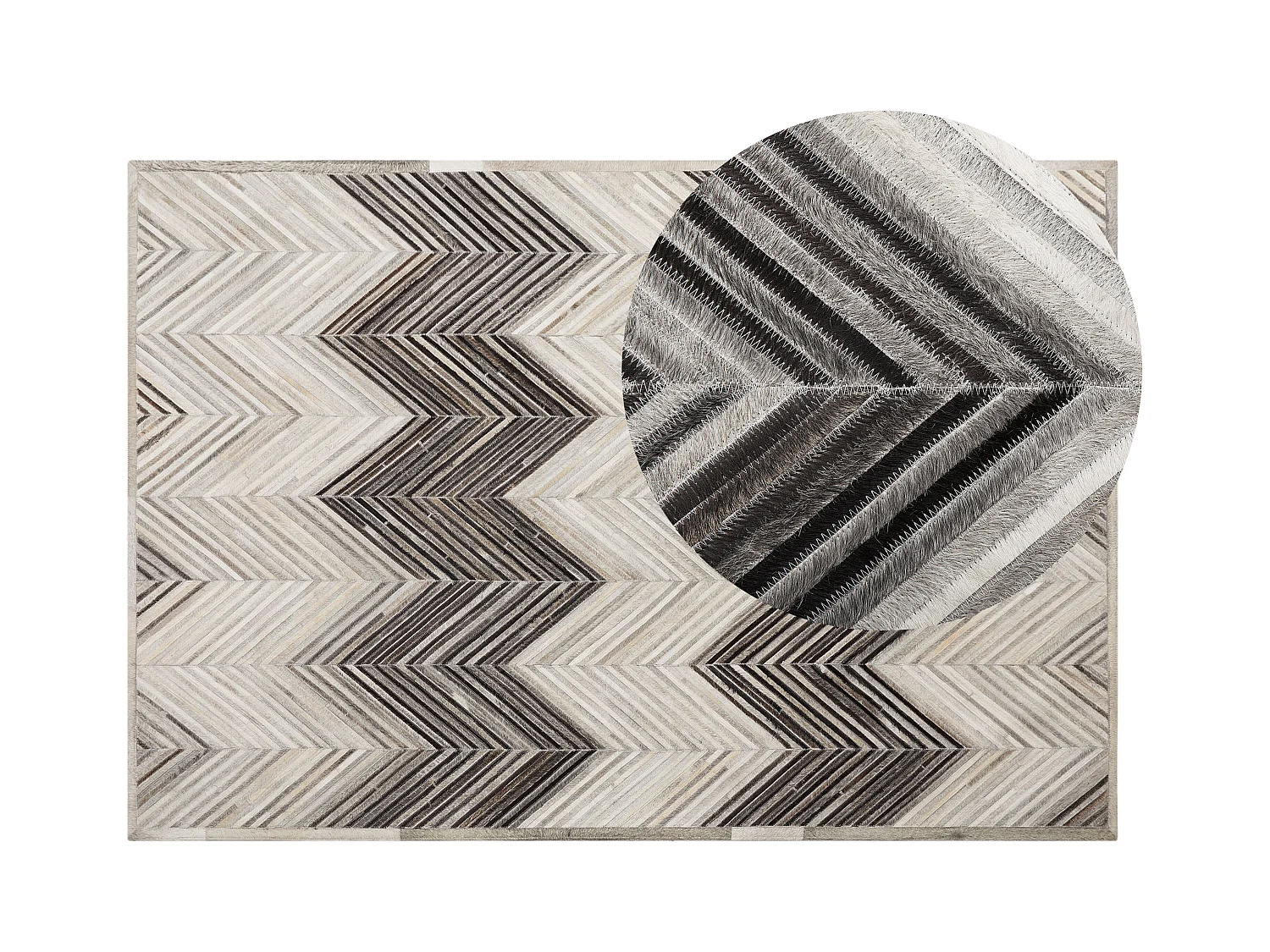 Tapis AYTEPE Gris 140 x 200 cm Cuir