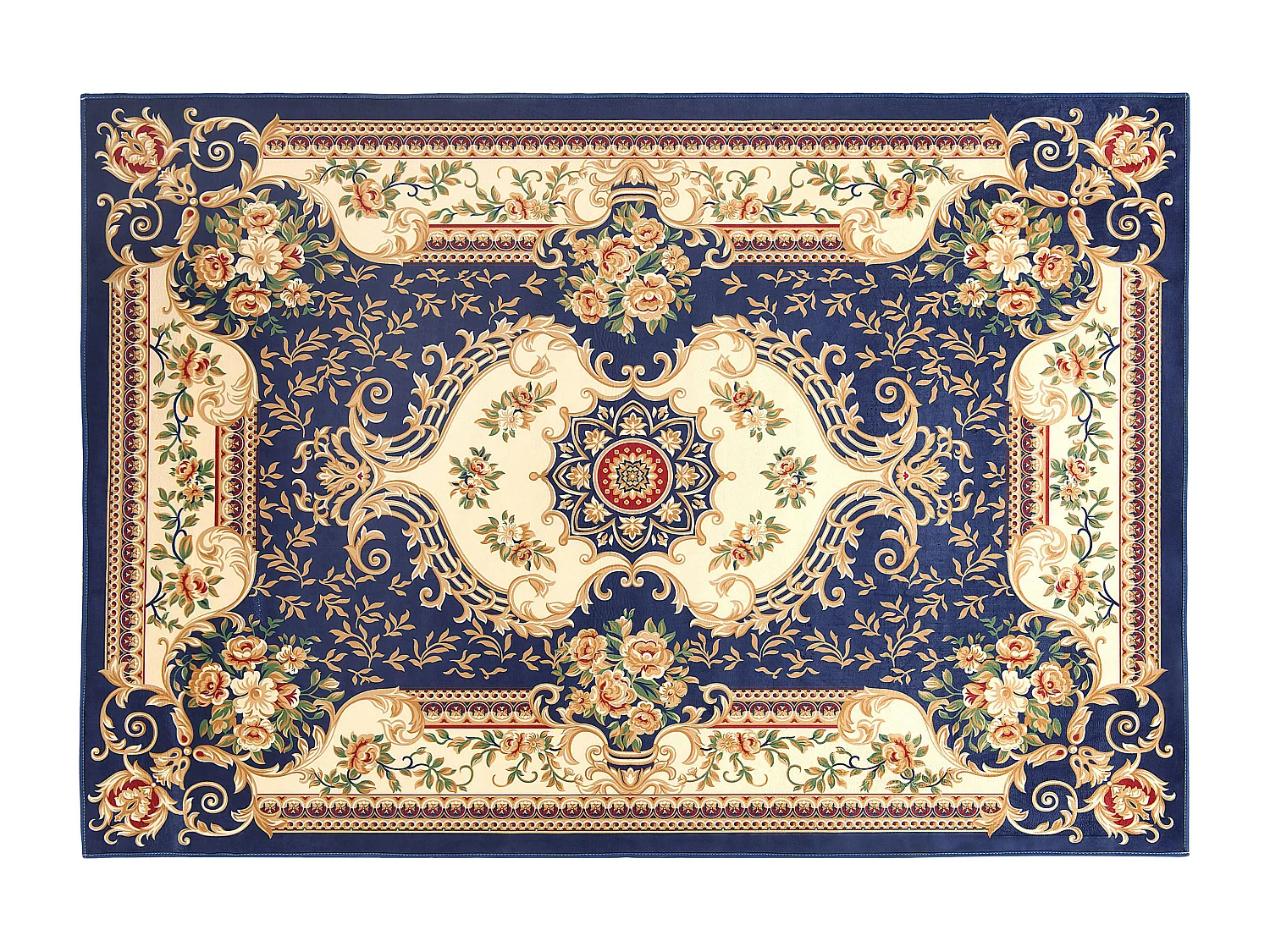 Tapis baroque bleu marine 160 x 230 cm GAZIANTEP