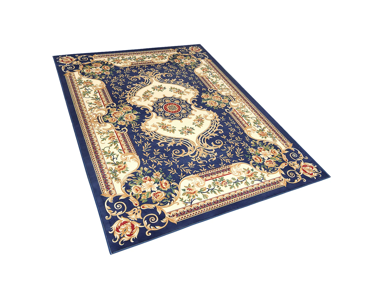 Tapis baroque bleu marine 160 x 230 cm GAZIANTEP