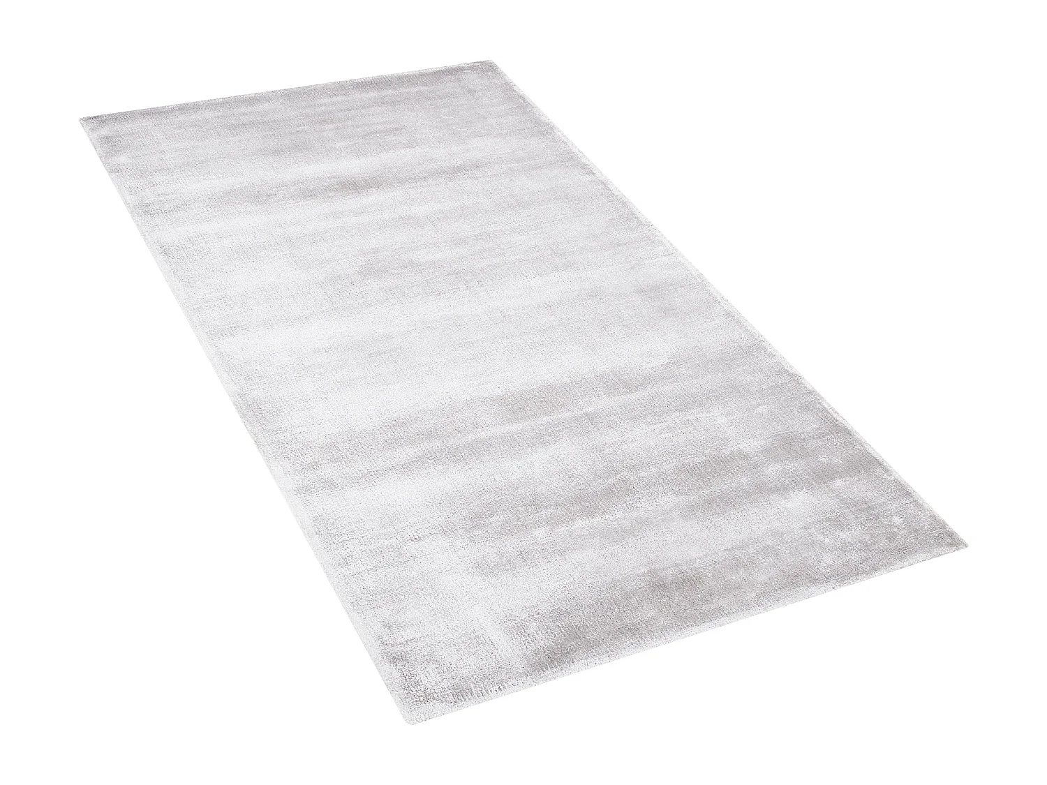 Tappeto viscosa grigio chiaro 80 x 150 cm GESI II