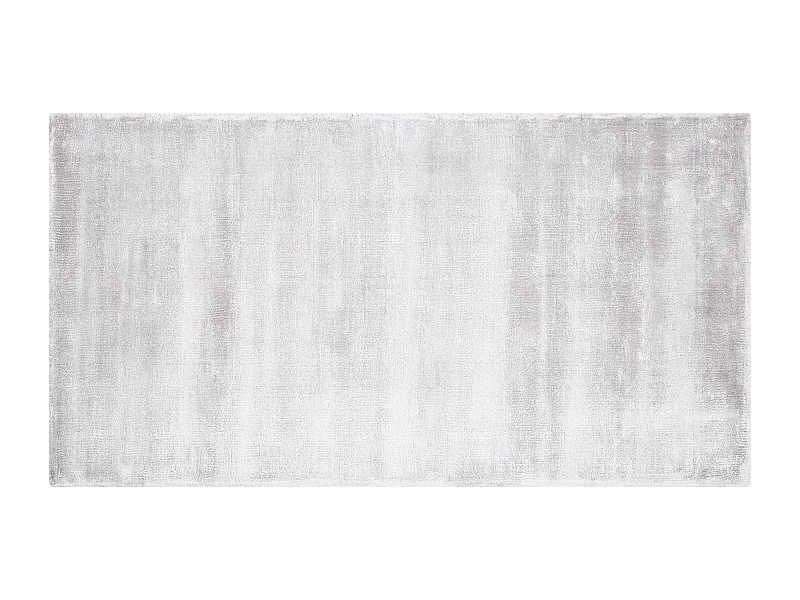 Tappeto viscosa grigio chiaro 80 x 150 cm GESI II
