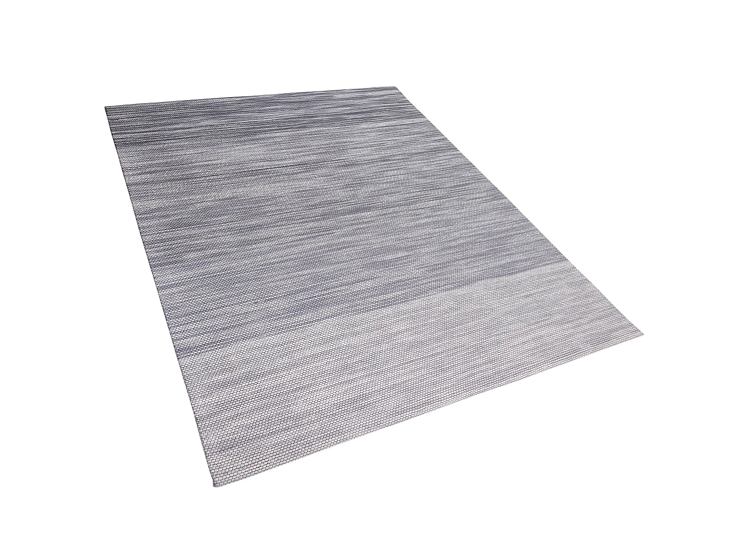 Alfombra de lana gris claro 160 x 230 cm KAPAKLI