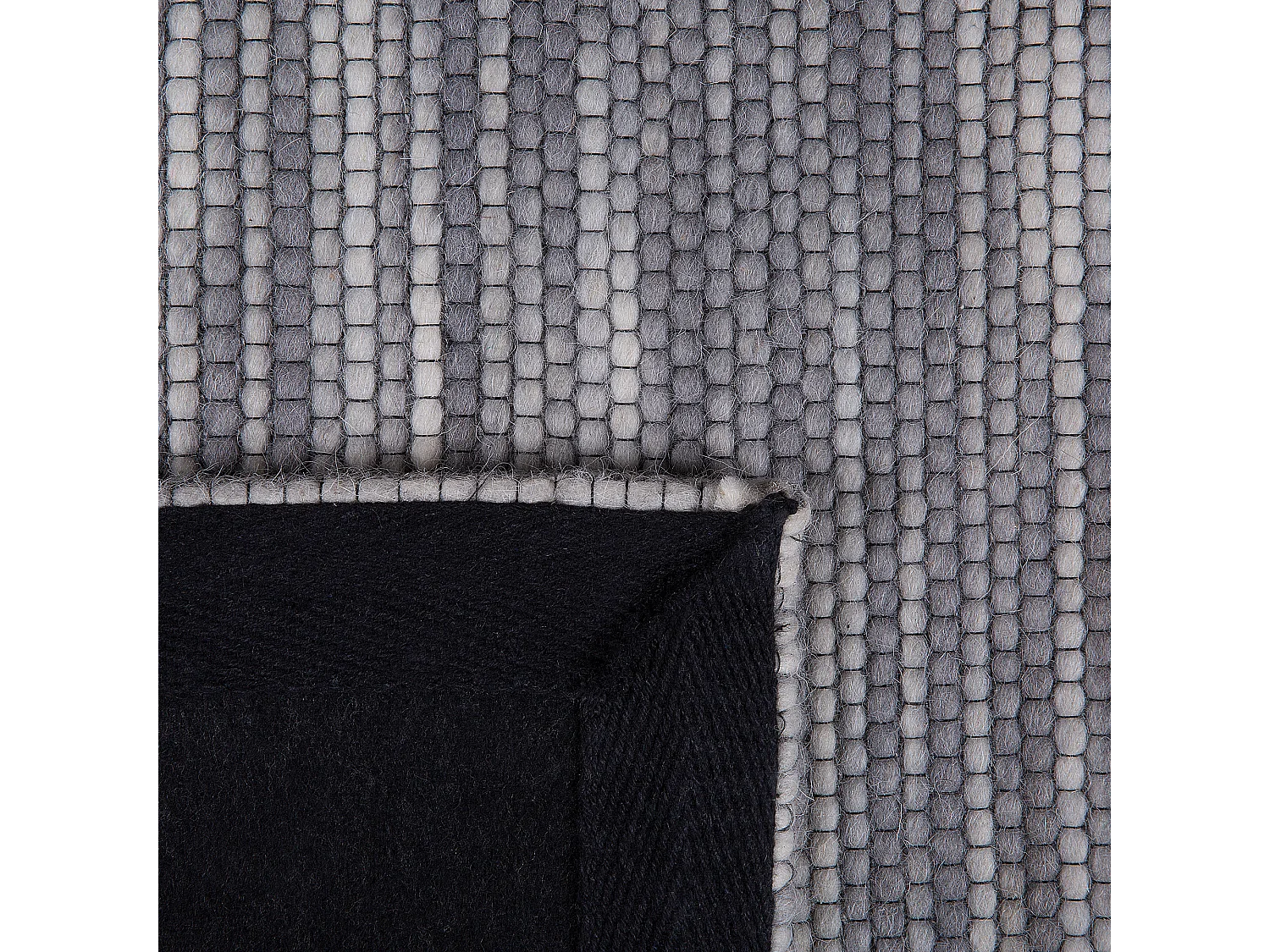 Dywan wełniany 160 x 230 cm szary KAPAKLI