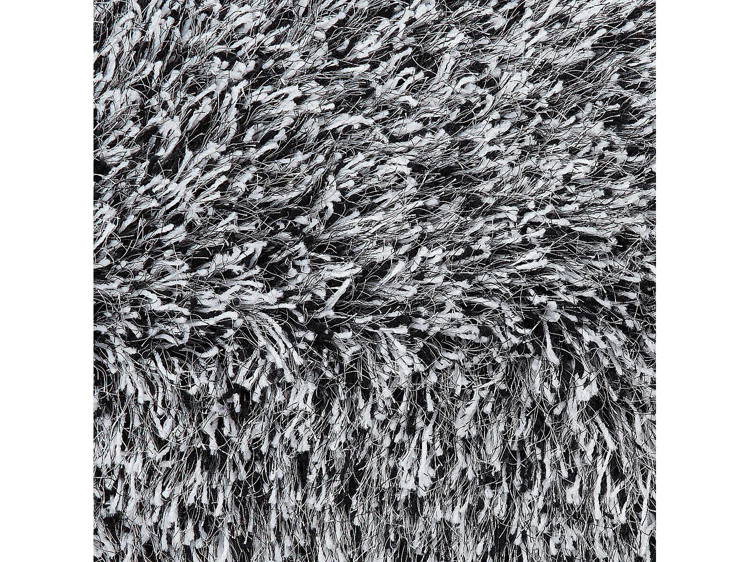 Tapis noir et blanc 80 x 150 cm CIDE