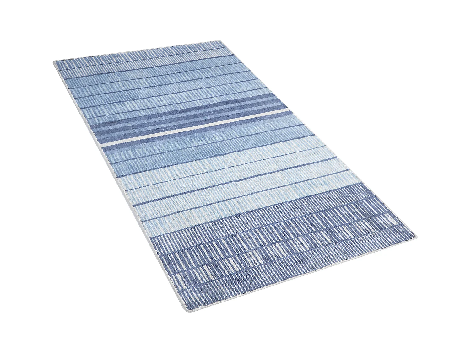 Vloerkleed viscose lichtblauw 80 x 150 cm YARDERE