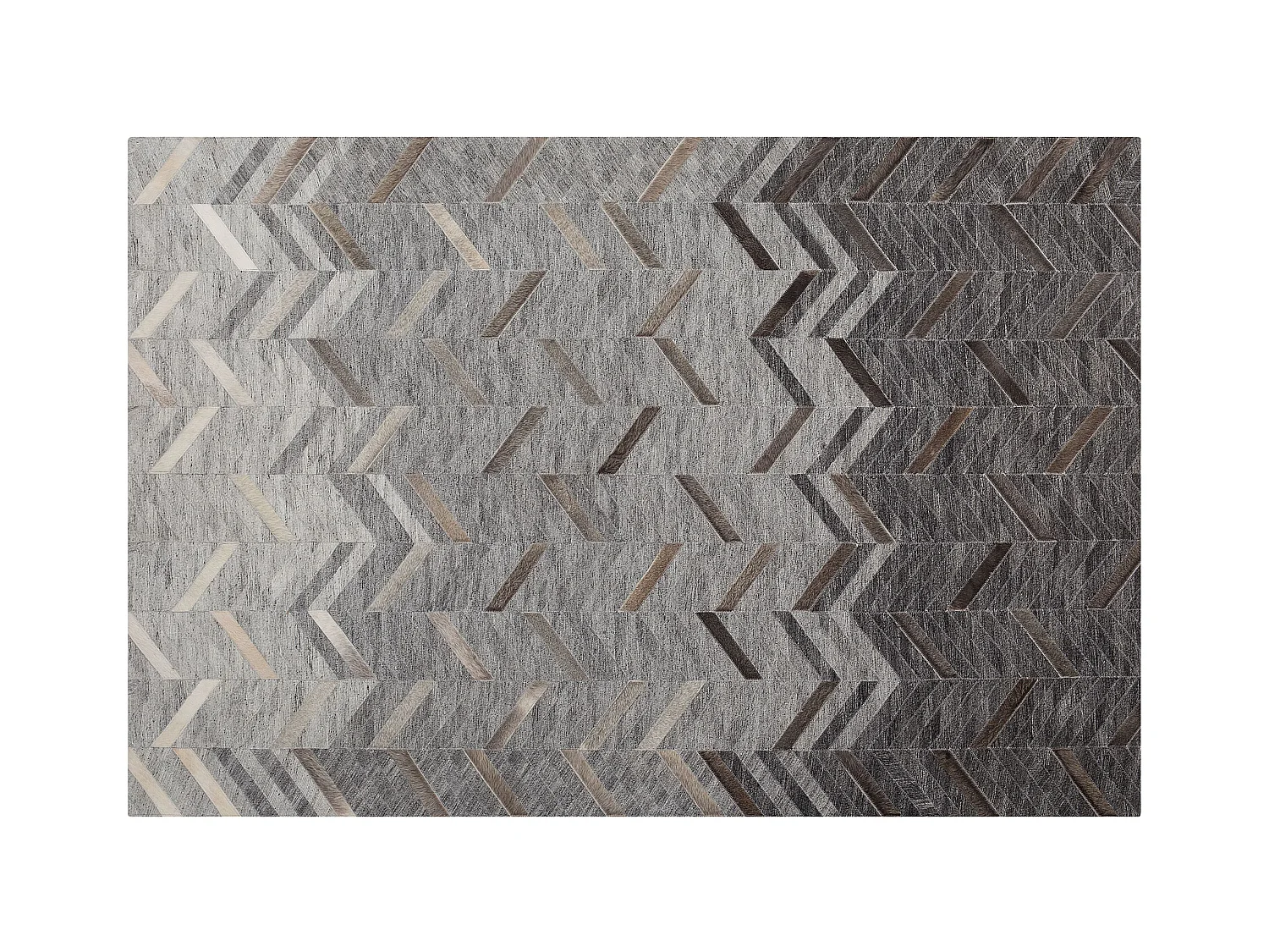 Vloerkleed ARKUM 160 x 230 cm Grijs