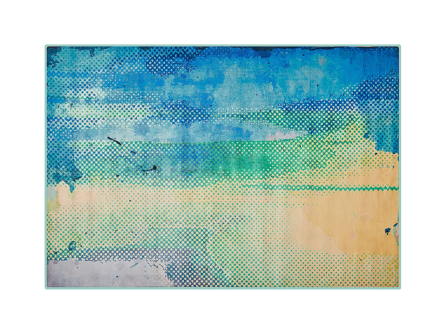 Tapis SUSUZ Bleu 160 x 230 cm