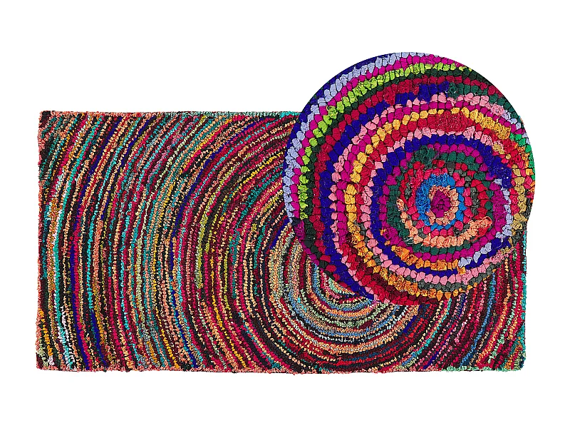 Dywan 80 x 150 cm wielokolorowy MALATYA