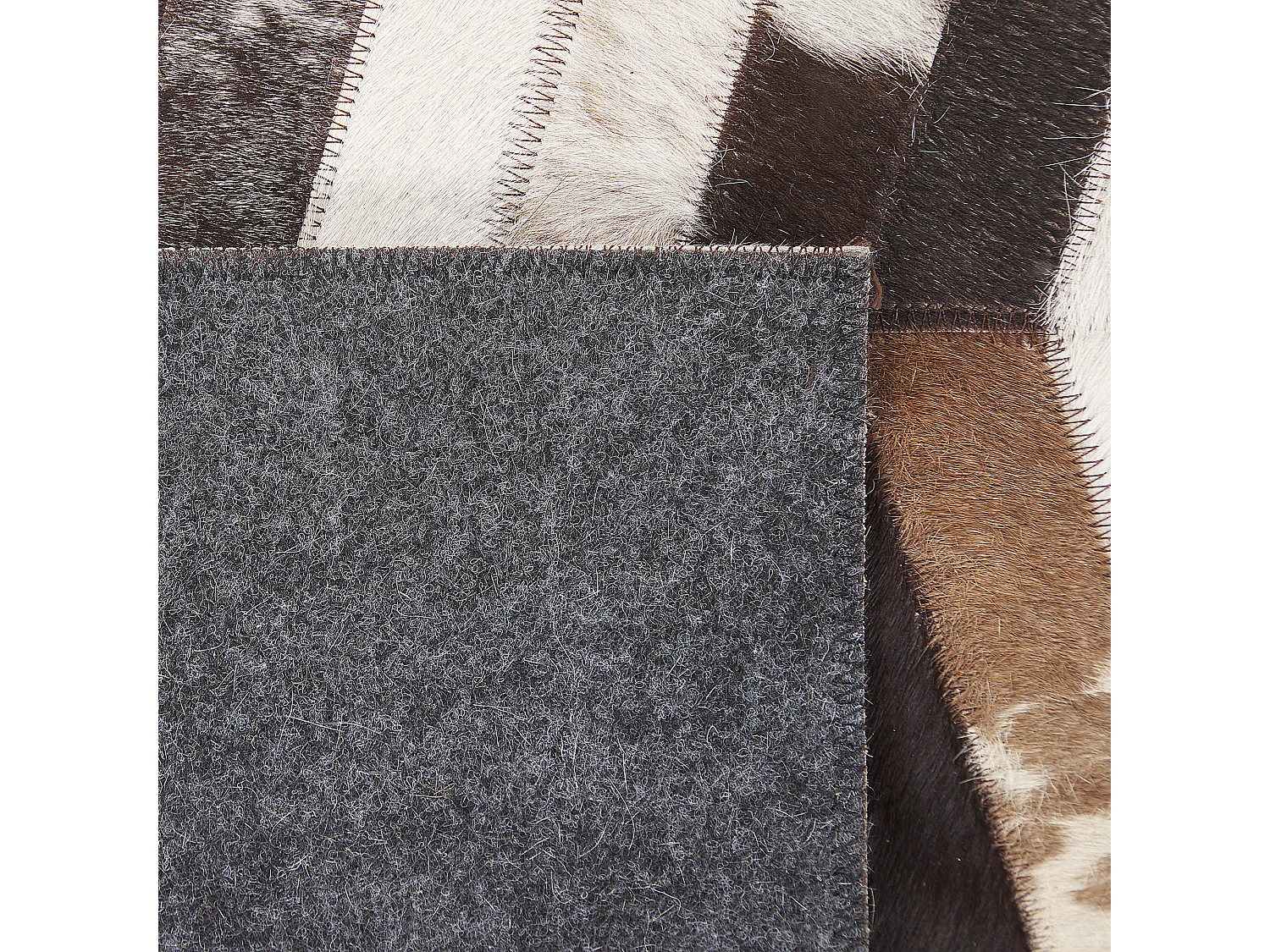 Tapis AKYELE Marron 160 x 230 cm Cuir