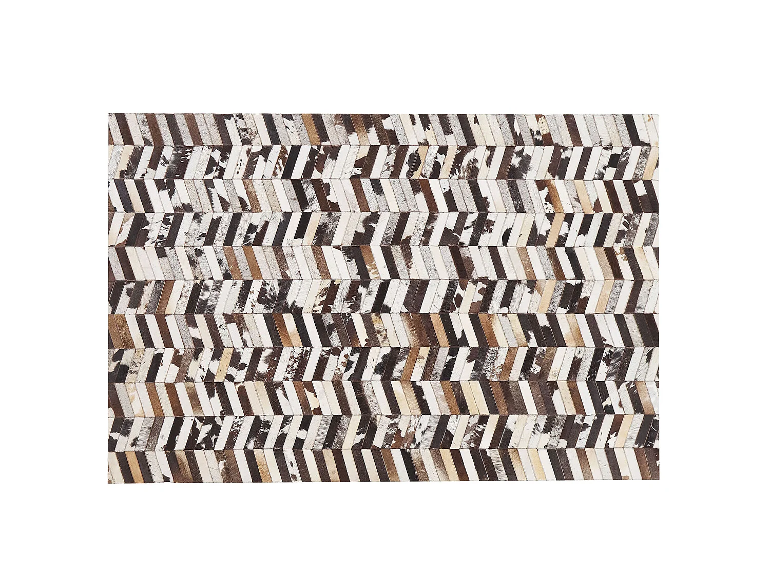 Tapis AKYELE 160 x 230 cm Cuir Marron