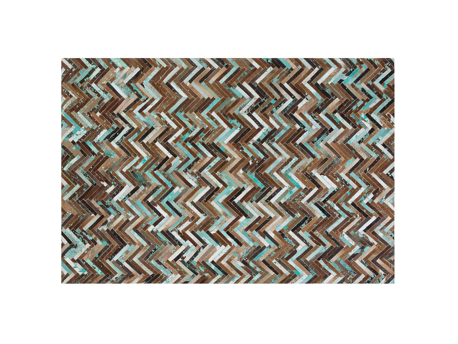 Tapis AMASYA Marron 160 x 230 cm Cuir