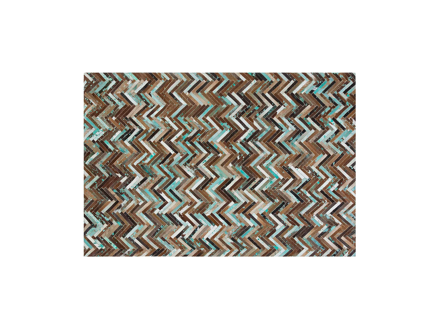 Tapis AMASYA Marron 160 x 230 cm Cuir