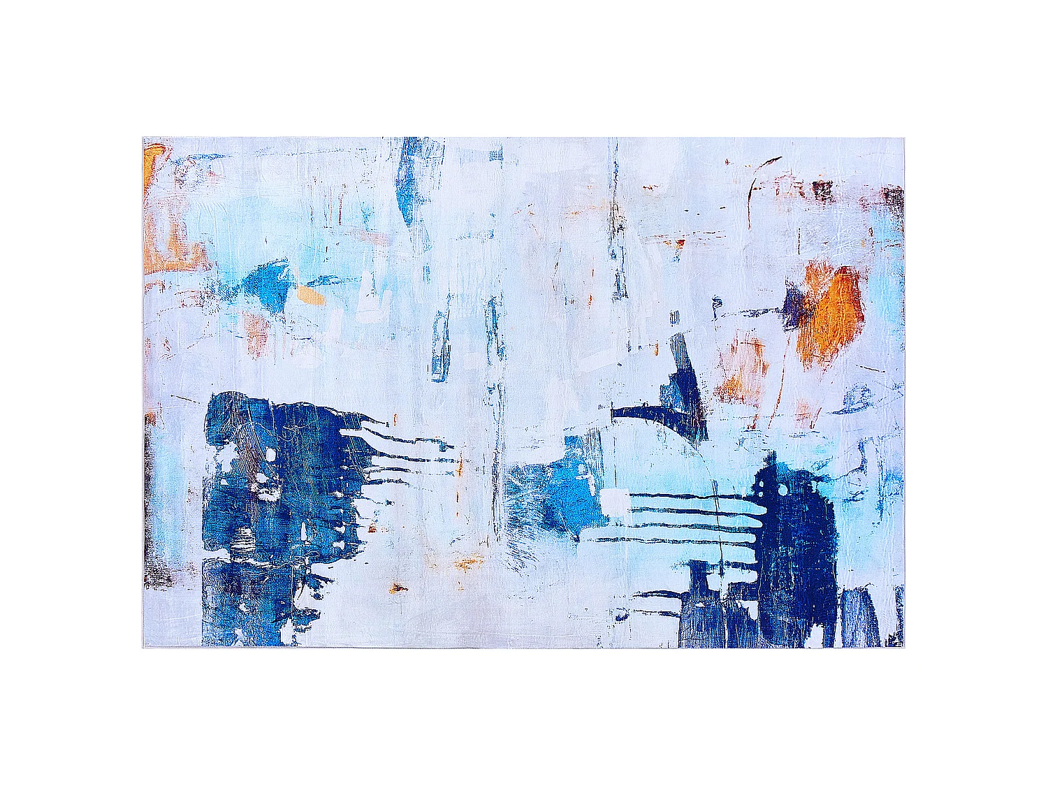 Teppich bunt Rechteckig Kurzflor 160x230 cm Abstrakt Modern Adapazari