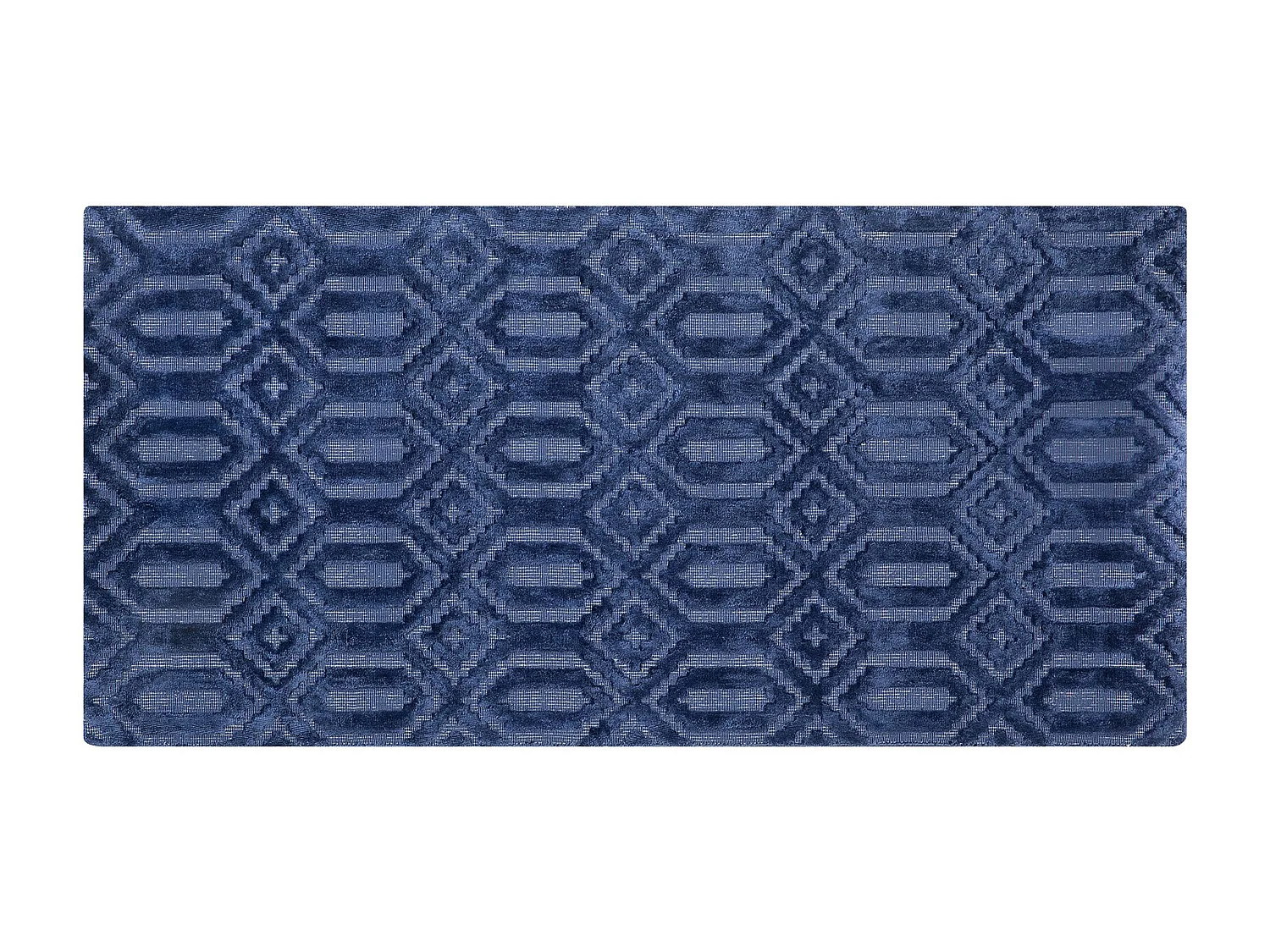 Tapis ADATEPE Bleu marine 80 x 150 cm Soie artificielle