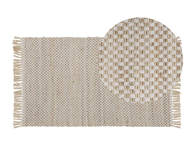 Teppich ZERDALI 80 x 150 cm Jute Beige