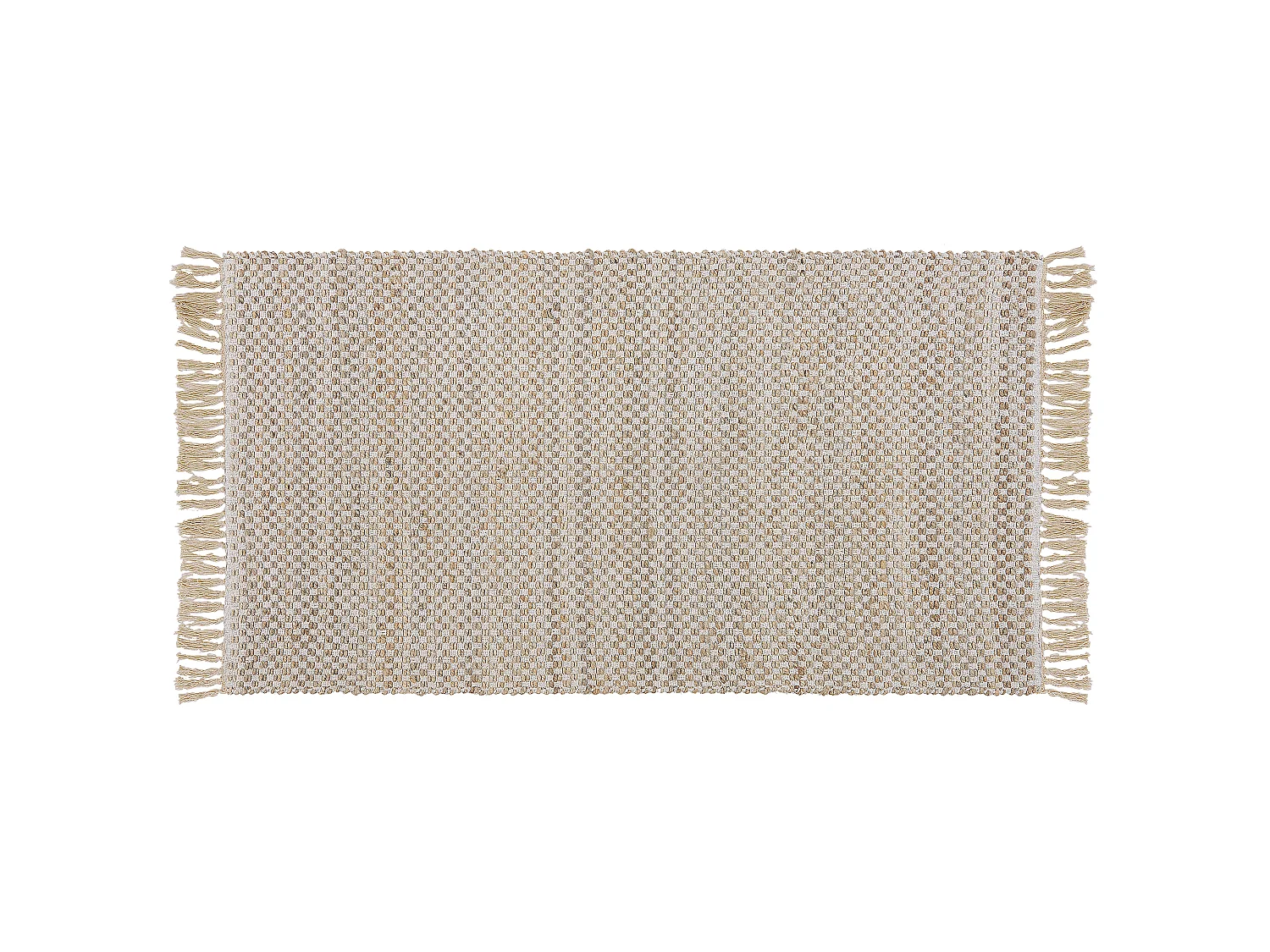 Tappeto in iuta 80 x 150 cm beige ZERDALI