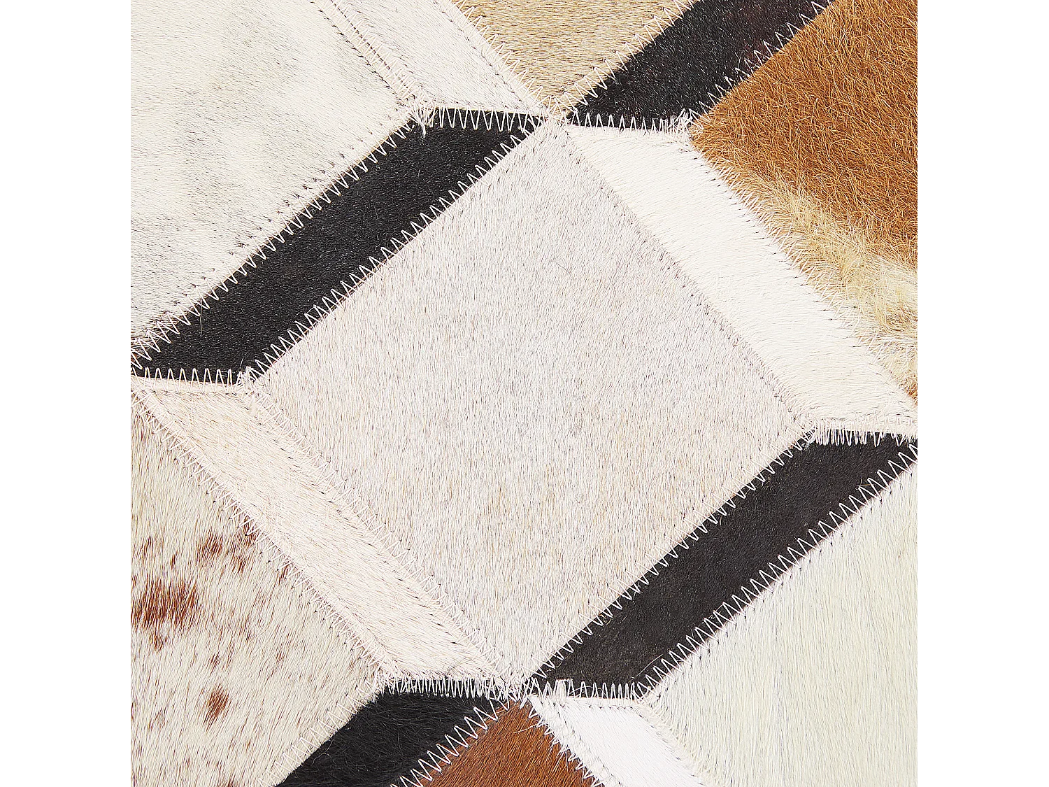 Vloerkleed SERINOVA 160 x 230 cm Leer Bruin