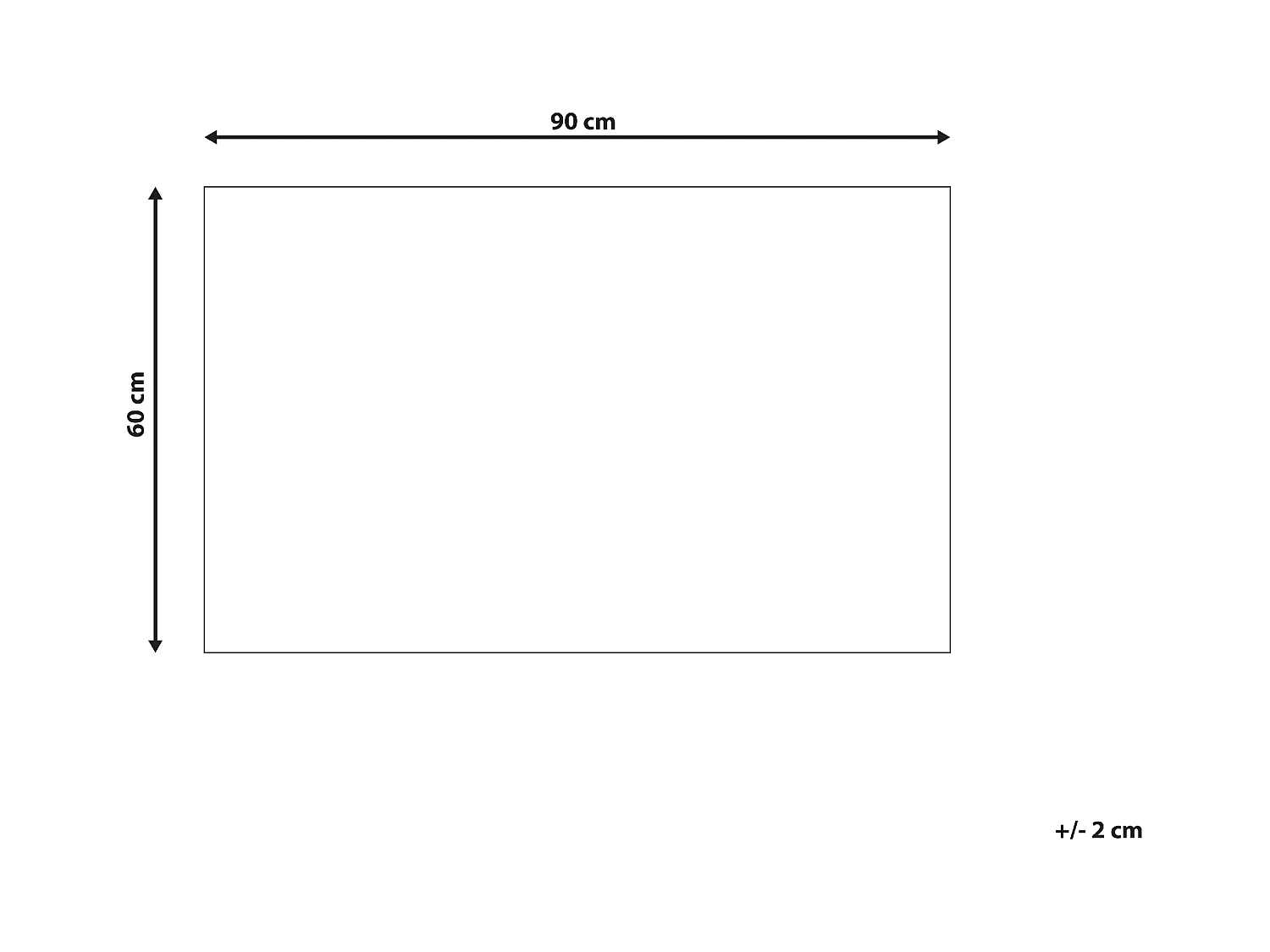 Vloerkleed wol crème 60 x 90 cm ERZIN