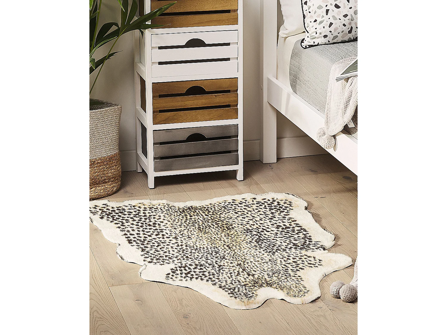 Vloerkleed cheetahprint 90 x 60 cm NAMBUNG