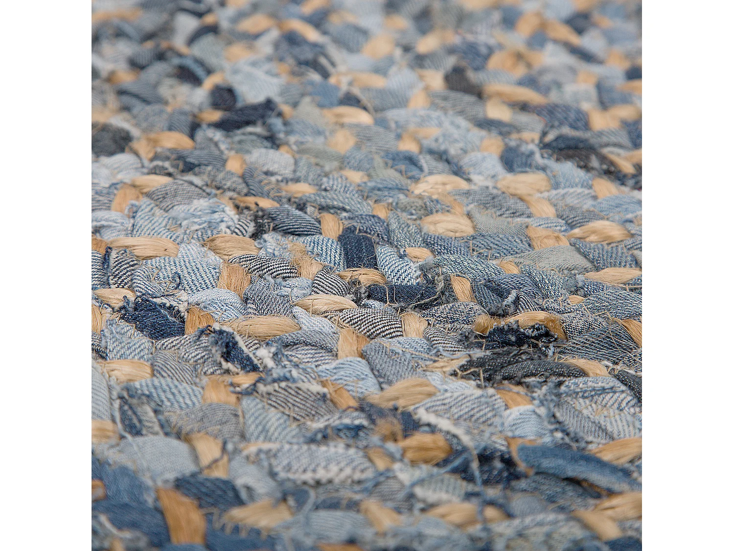 Tapis LEVENTLER Bleu ø 140 cm Jute