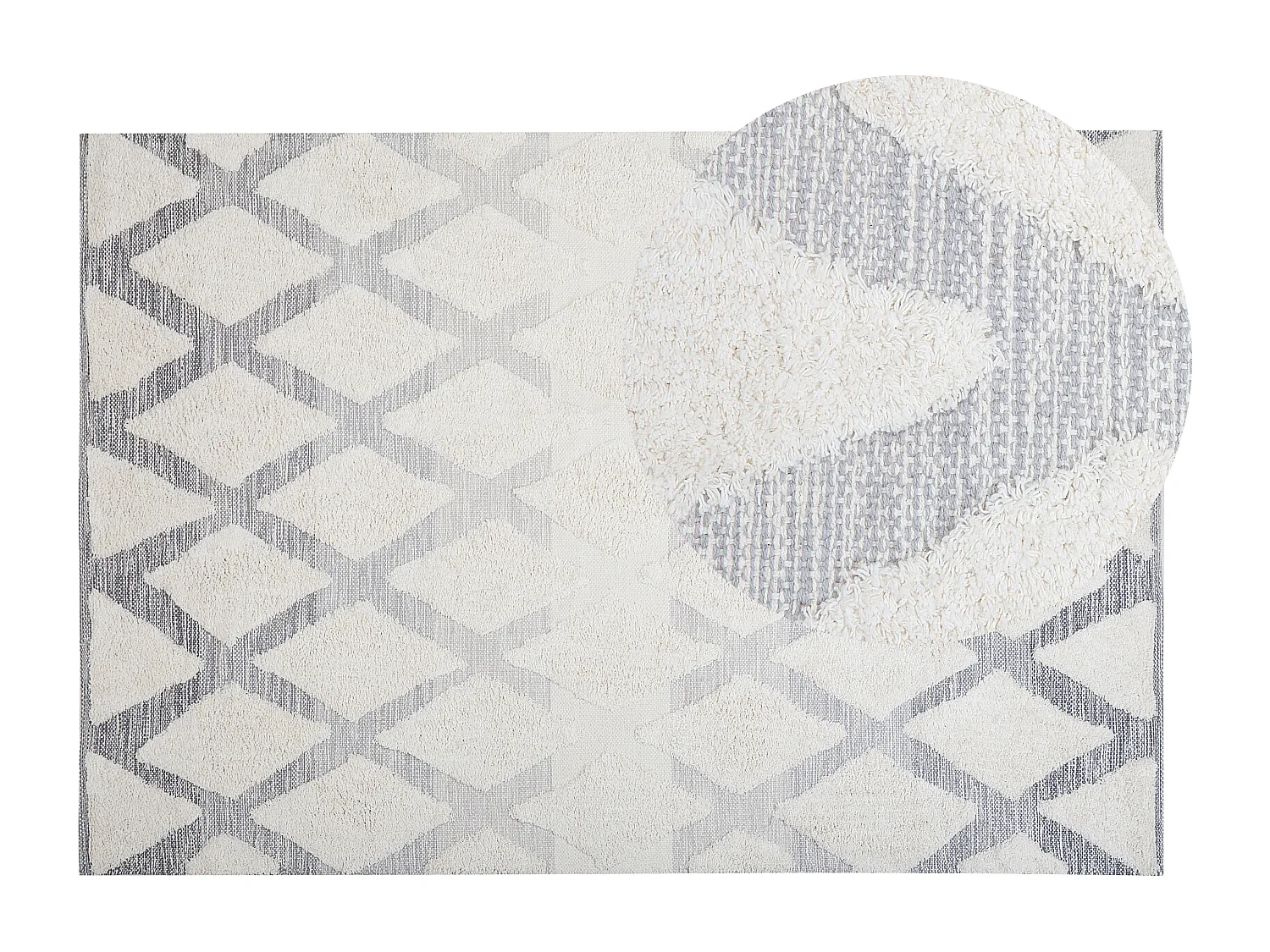 Tapis PENDIK Beige clair 140 x 200 cm Coton