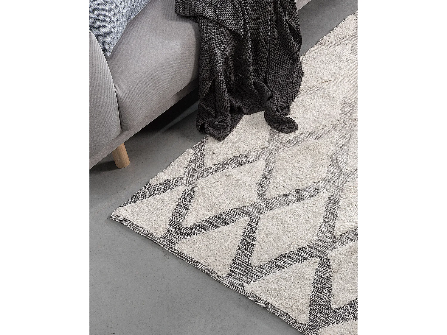 Tapis PENDIK Beige clair 140 x 200 cm Coton