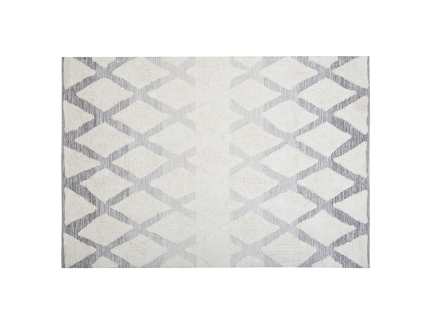 Tapis beige et gris 140 x 200 cm PENDIK