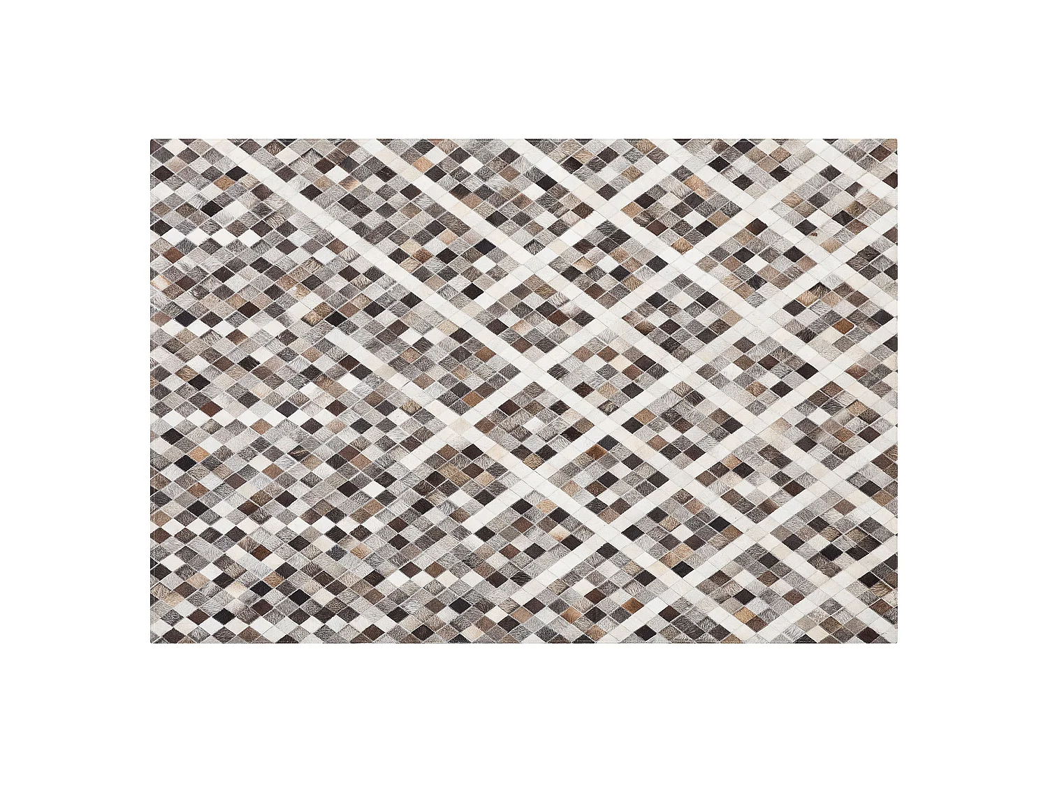 Tapete AKDERE 140 x 200 cm Pele Cinzento