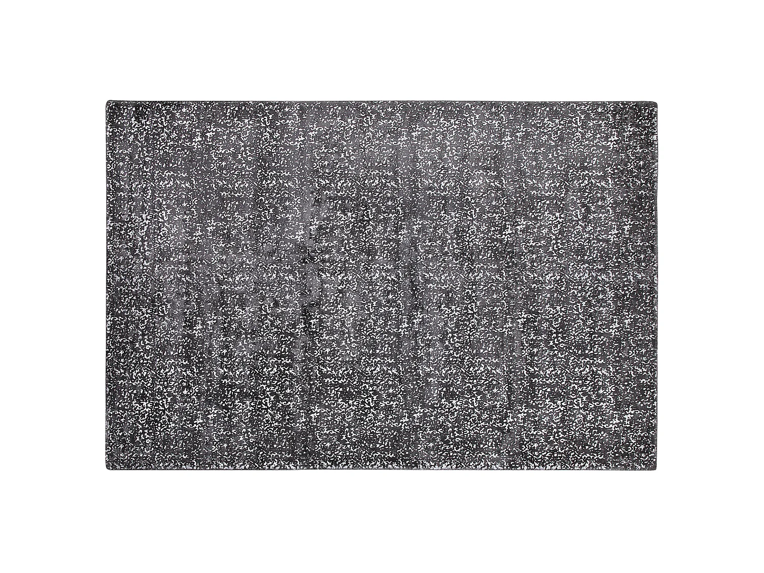 Dywan z wiskozy 140 x 200 cm szaro-srebrny ESEL