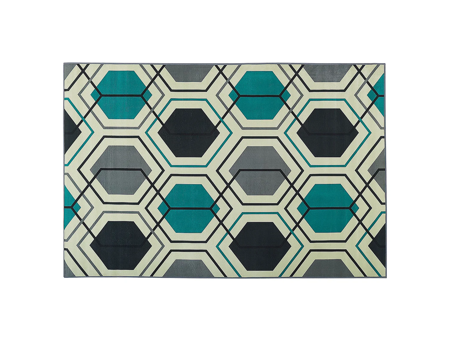 Vloerkleed polyester meerkleurig 140 x 200 cm GIRESUN