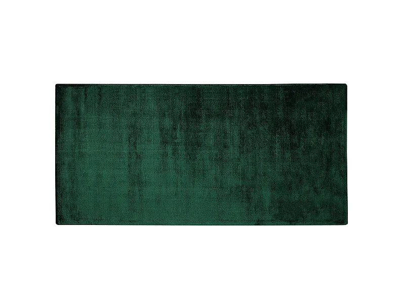 Tapis GESI II Vert foncé 80 x 150 cm Soie artificielle