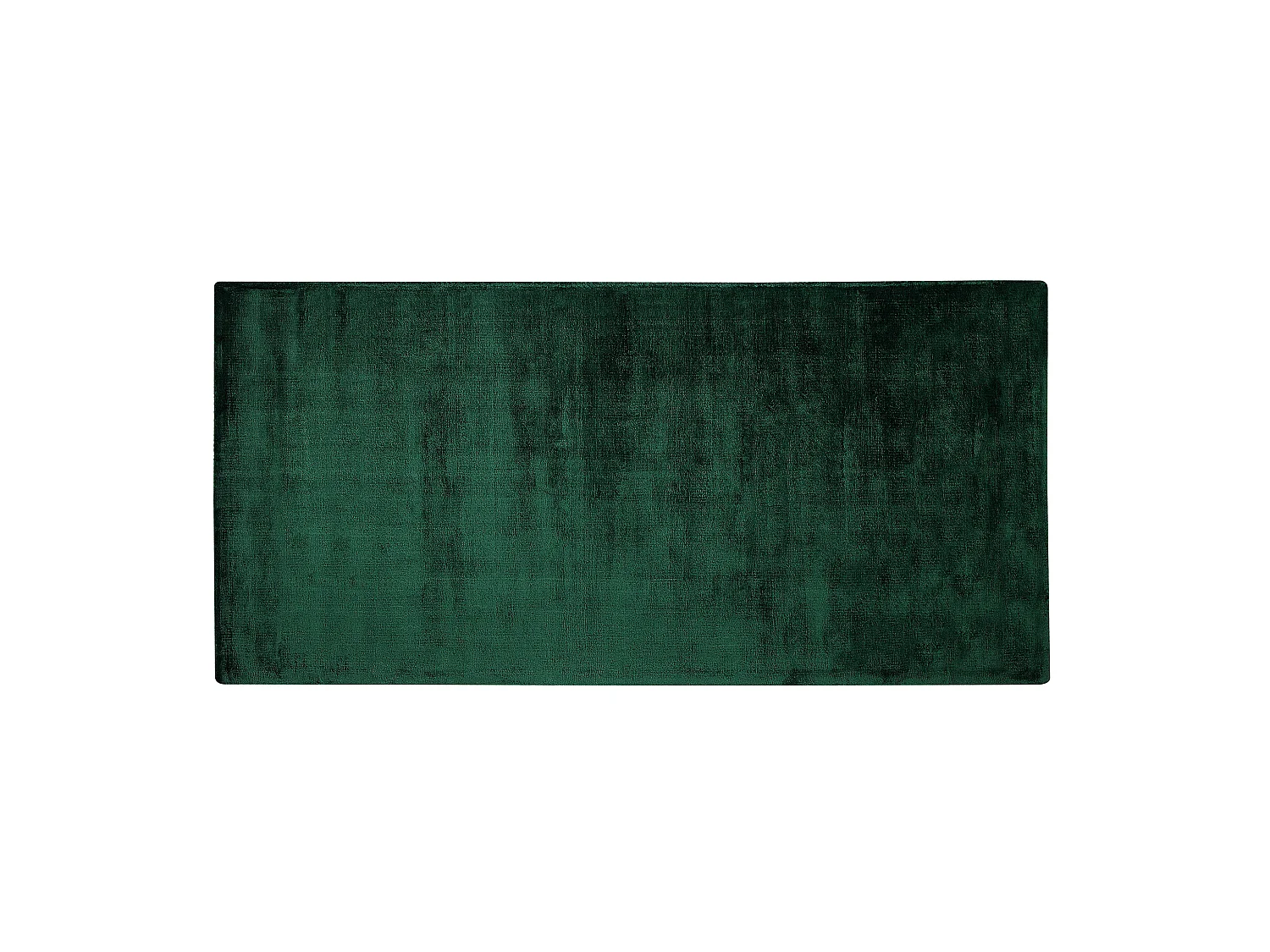 Tappeto viscosa verde scuro 80 x 150 cm GESI II