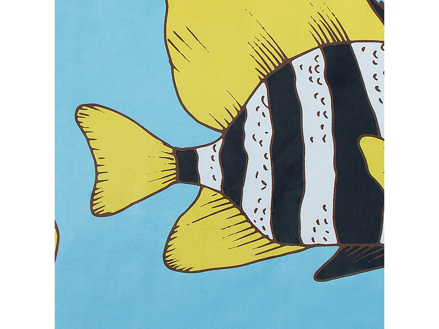 Vloerkleed polyester blauw ⌀ 140 cm FIZME