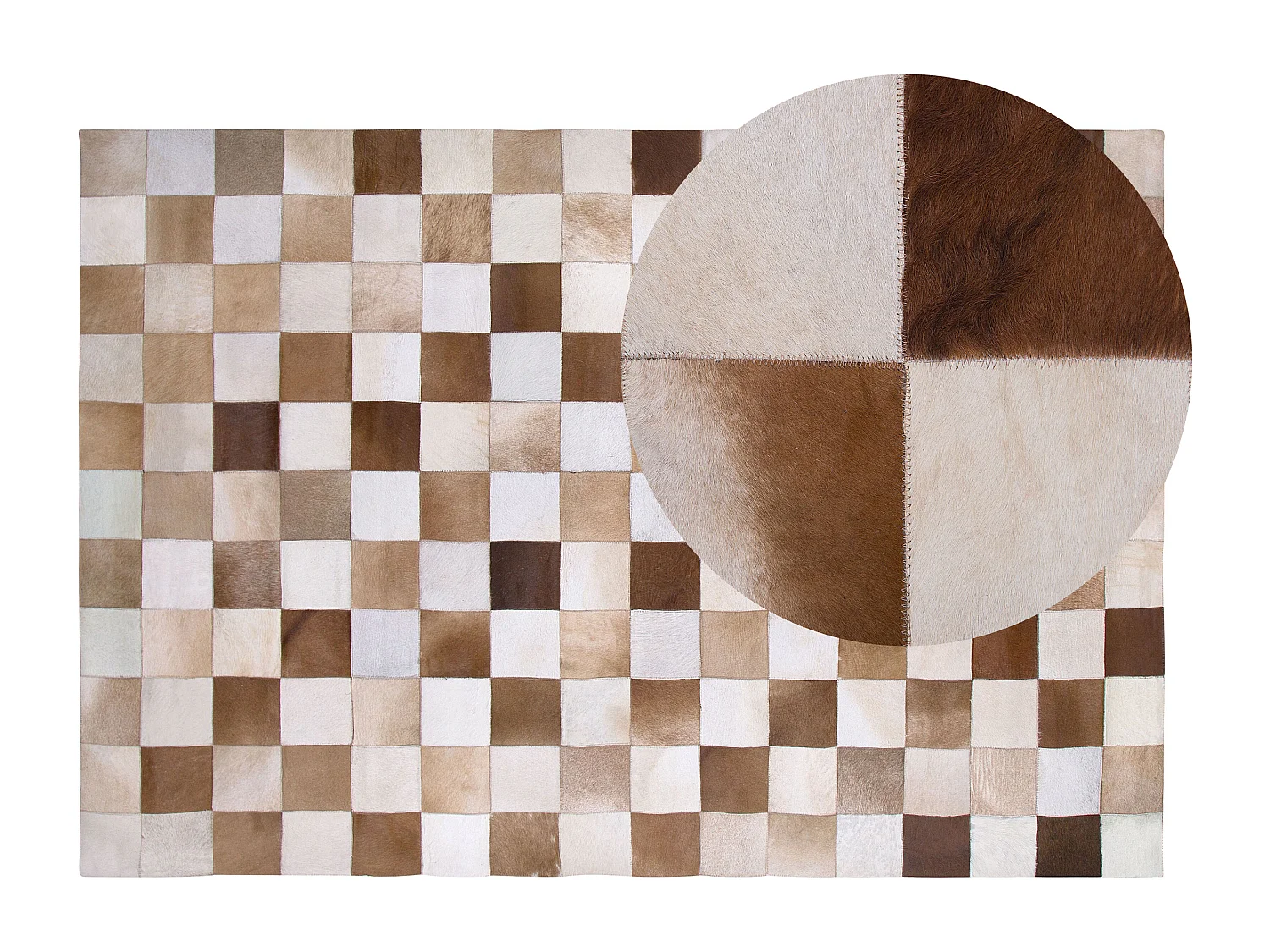 Tapete SOLMAZ 140 x 200 cm Pele Creme