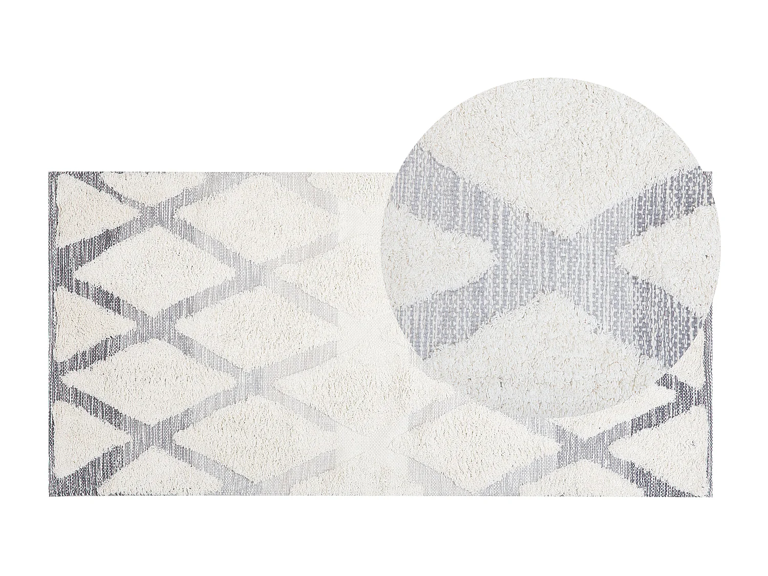 Tapis PENDIK Beige clair 80 x 150 cm Coton