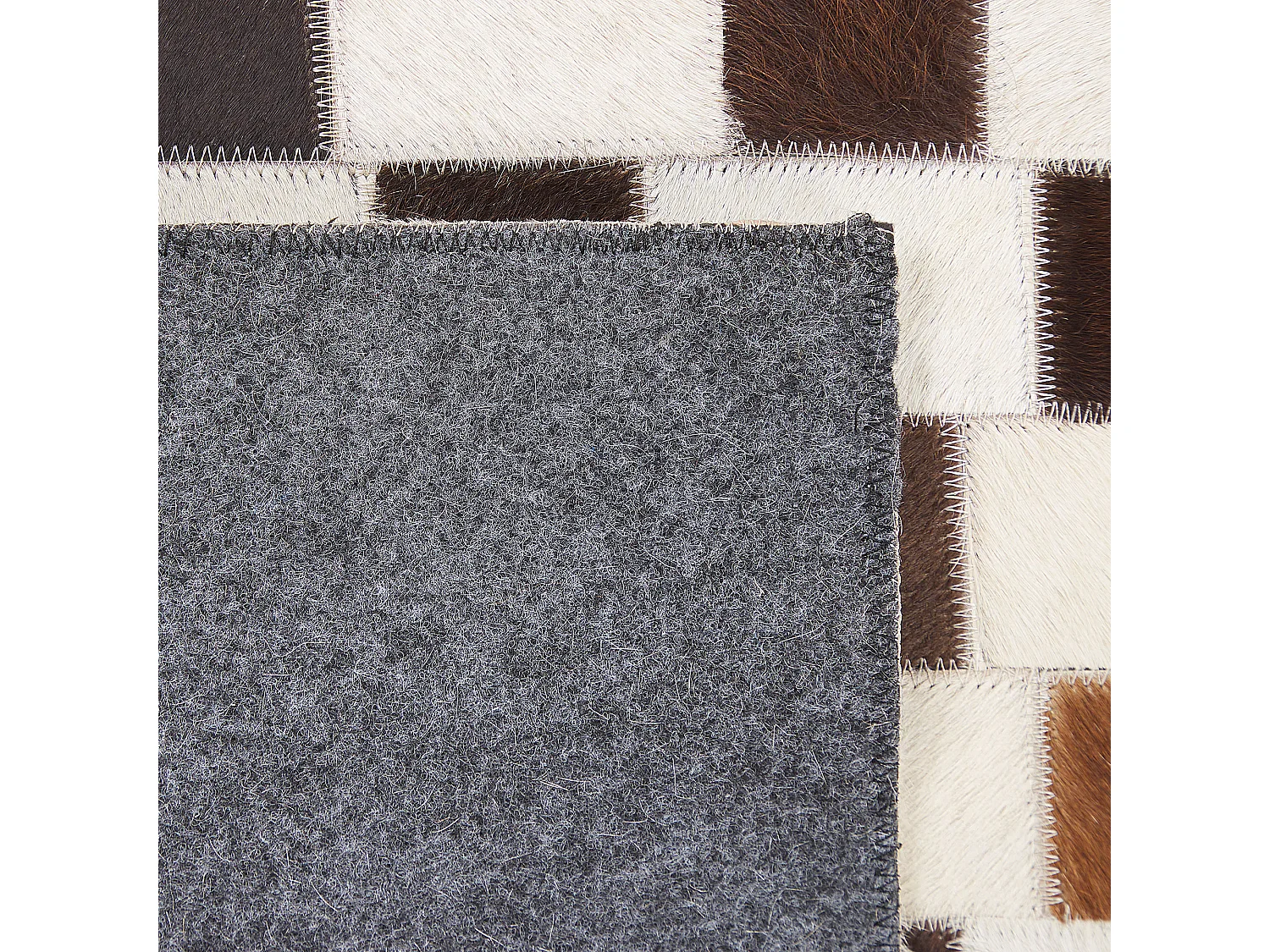 Tappeto KAYABEY 140 x 200 cm Pelle naturale Beige